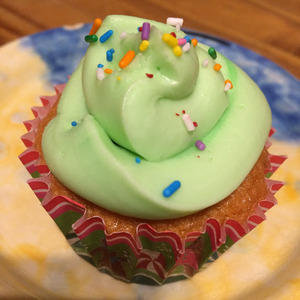 christmas cupcake