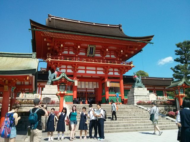 モントリオール生活 一時帰国旅行 16 伏見稲荷大社 子連れで頂上まで登る