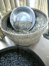 バリのコーヒー豆