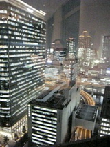 レストランからの夜景