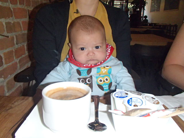モントリオール生活 Cacao 70 赤ちゃんとカフェ