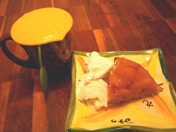 アイスクリームと紅茶で頂き!