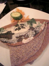 ランチ?にクレープ