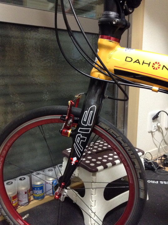 dahon visc にカーボンフォーク！ : あおしんごう