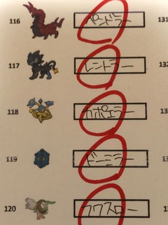 そこチャレ ポケモン言えるかな 全8匹 モモ子のそこチャレ日誌