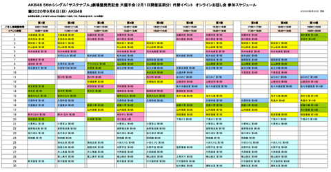 9/6オンラインお話会参加スケジュール