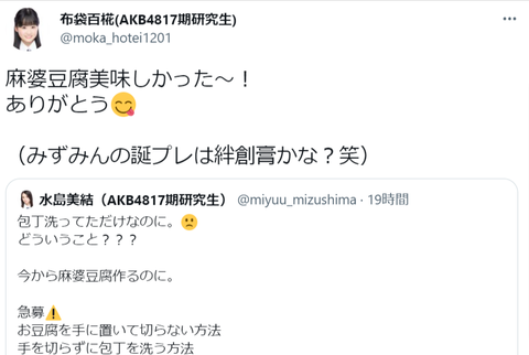 ほてちゃんツイ