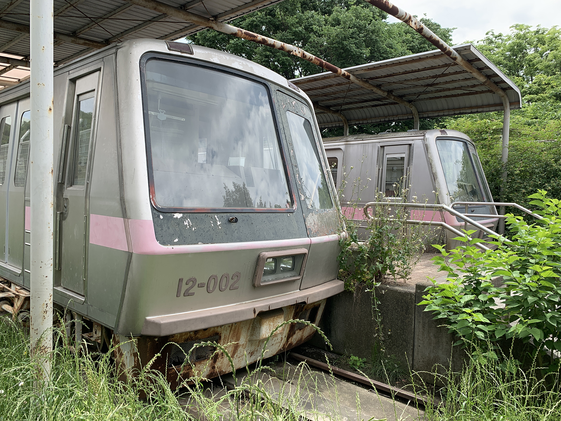 静態保存中の 東京都交通局12 000形 試作車 今日のおしゃしん