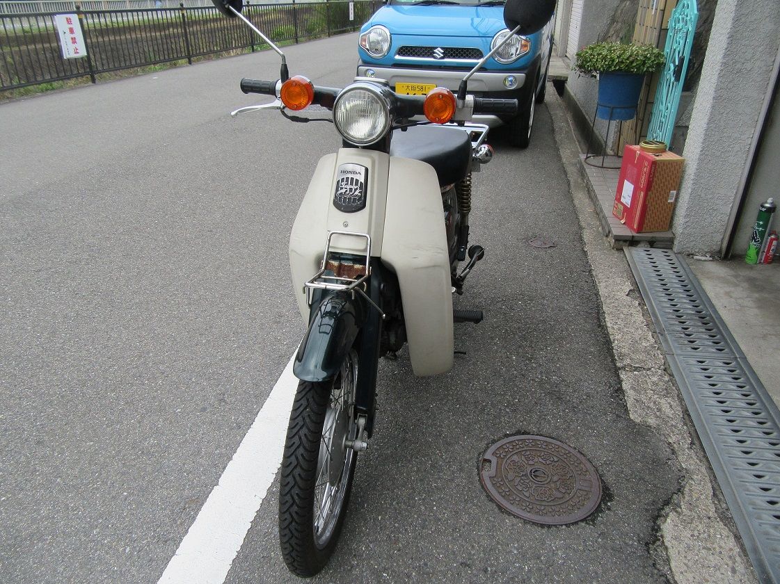 カブ90 メンテナンス エンジンコンディショナー オイル交換 エアフィルター 色々 いつまでも初心者ライダー スポーツスターxlh ８８３