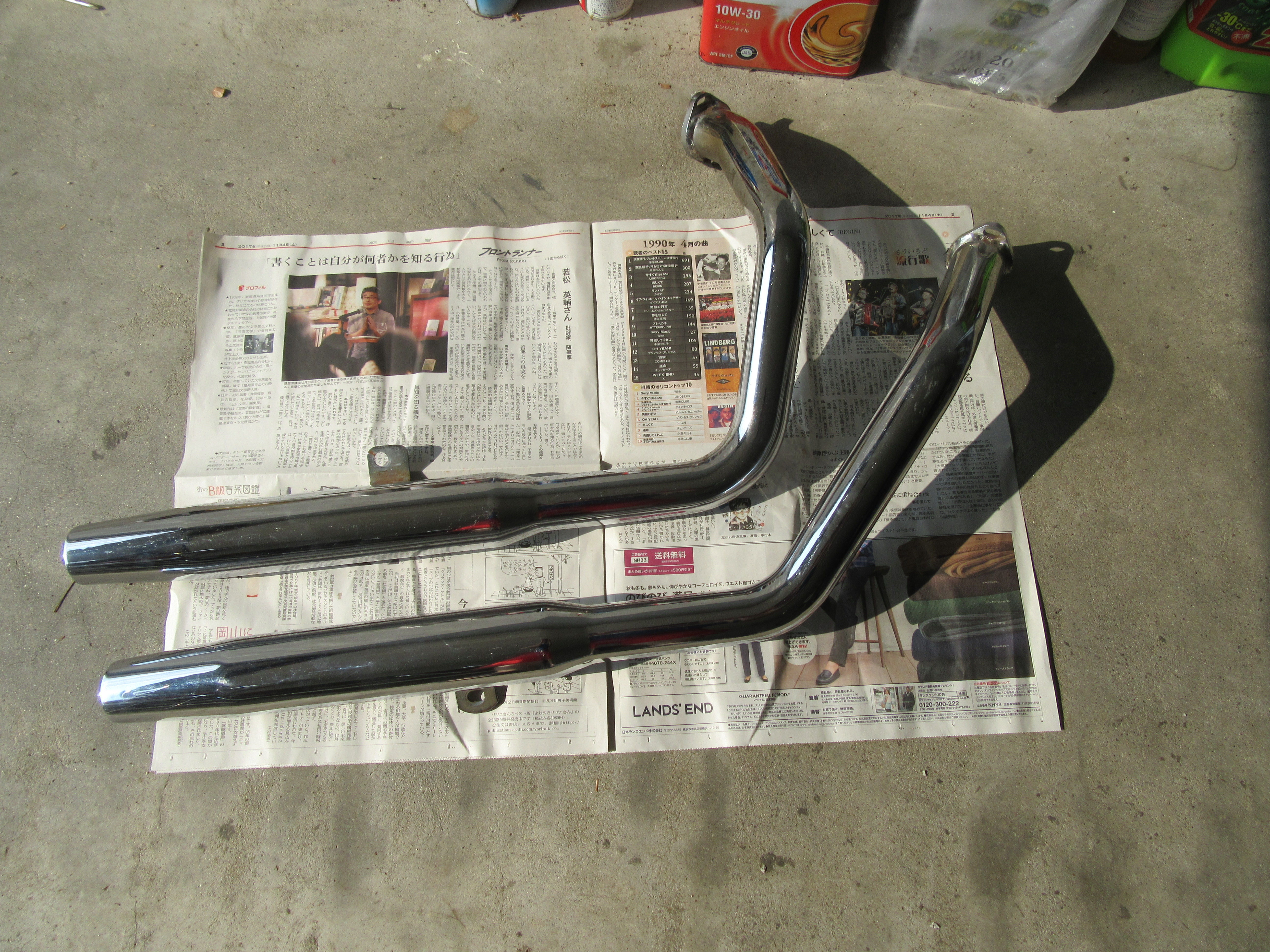 マフラー交換しました クロームワークス 後日感想付き いつまでも初心者ライダー スポーツスターxlh ８８３