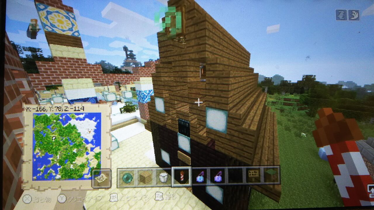 遊園地をつくる １ 小粒フクロウのマイクラ 小粒フクロウの日記