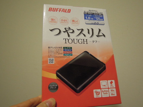 BUFFALO 耐衝撃 ポータブルハードディスク 1TB HD-PNT1.0U2-BBJ