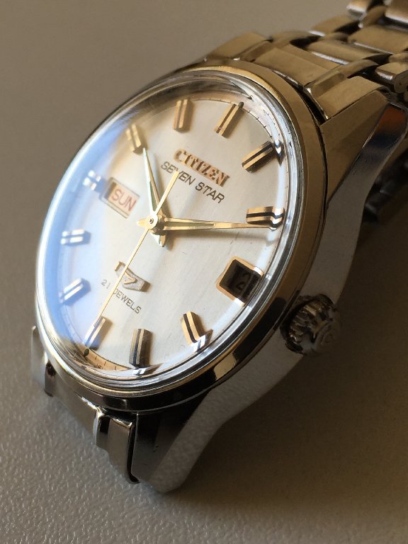 □ CITIZEN SEVEN STAR Automatic 21J （1967年 昭和42年） : 僕