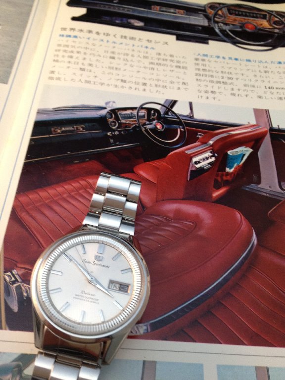 □ SEIKO 5 Sportsmatic Delux 23jewels Model:7606-7000 1965年 : 僕