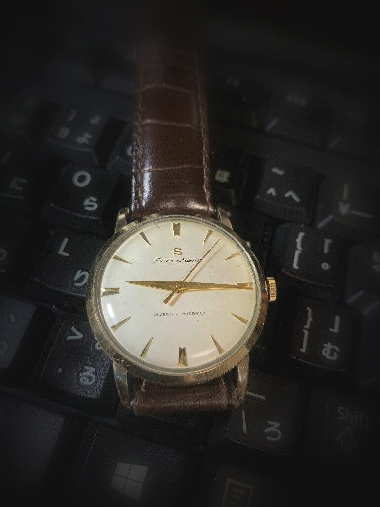 □ SEIKO MARVEL 19JEWELS ANTISHOCK Ref: 14021 1957年 : 僕と