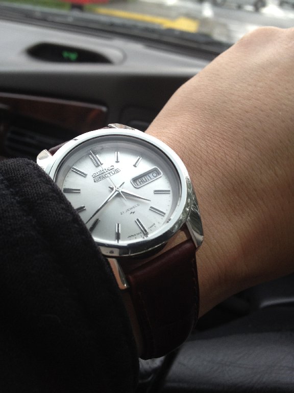 □ SEIKO 5 actus 7019-7040 1970年製造 : 僕と猫と時計と・・・徒然