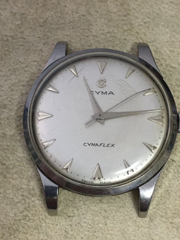 □ CYMA CYMAFLEX R459 1950年代 その5 : 僕と猫と時計と □ CYMA CYMAFLEX R459 1950年代 その5 : 僕と猫と時計と
