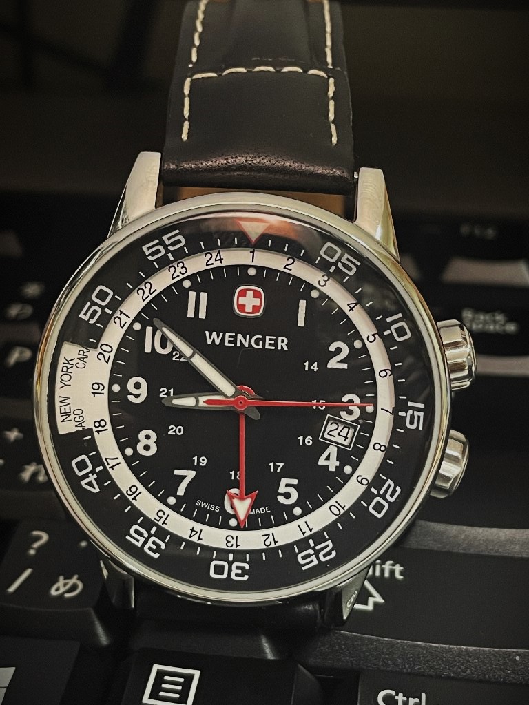 WENGER 腕時計 □ 道の駅 たまつくり with WENGER ウェンガー コマンドGMT