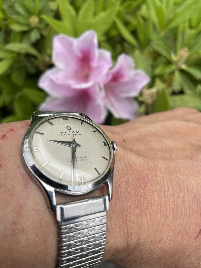□昭和の時計 Seiko Marvel 17石 (1957年頃 昭和32年) : 僕と □昭和の時計 Seiko Marvel 17石 (1957年頃 昭和32年) : 僕と