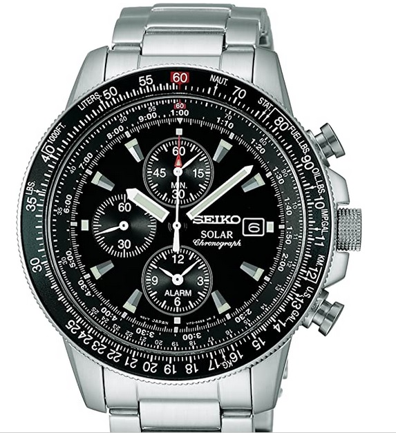 □ SEIKO SKY PROFESSIONAL SOLAR V172-0AC0 計算尺使ってみた : 僕と 