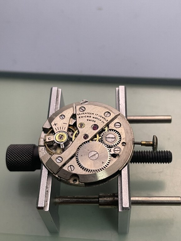 □ 昭和の時計 舶来品 ENICAR ULTRASONIC 17JEWELS AR 1010 1960年代