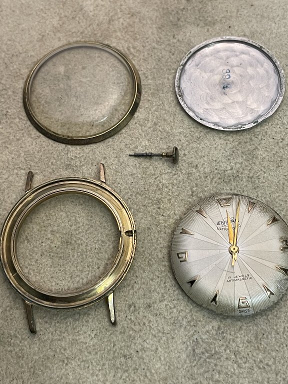 □ 昭和の時計 舶来品 ENICAR ULTRASONIC 17JEWELS AR 1010 1960年代