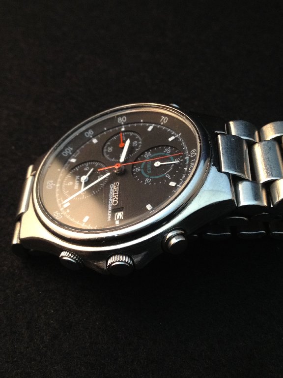 □SEIKO Speedmaster Chronograph 7T42-6A10 1990年前後