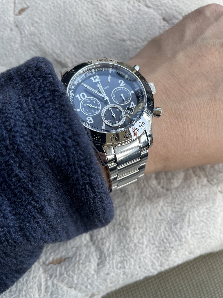 □ 天賞堂 TENSHODO Solar Wave Chrono（Ref:SWC01SS） : 僕と猫と時計