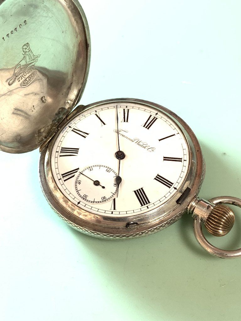 【動きます】1900年代初頭　CERVINE 懐中時計 動きます】1900年代初頭 CERVINE 懐中時計