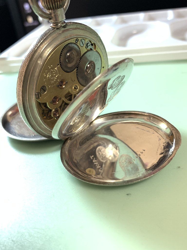 □ TAVANNES WATCH Co Pocketwatch (antique pocketwatch)1900 □ TAVANNES WATCH Co Pocketwatch (antique pocketwatch)1900