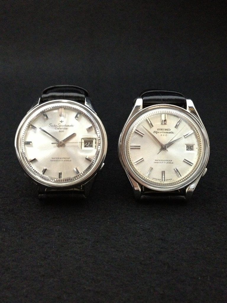 □ SEIKO Sportsmatic Calendar 820 (7625-8140) 1967年 (昭和42年