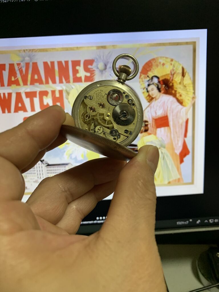 □ TAVANNES WATCH Co Pocketwatch （antique pocketwatch）1900年代
