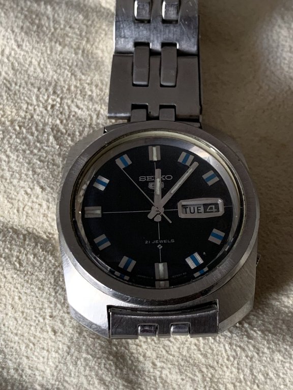 □ SEIKO 5 6119-8220 21Jewels（1969年）昭和44年 : 僕と猫と時計と