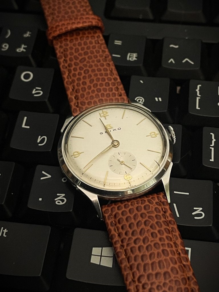 □昭和戦後まもなくの時計 SEIKO 新10B型(1940年代後半~1950 □昭和戦後まもなくの時計 SEIKO 新10B型(1940年代後半~1950