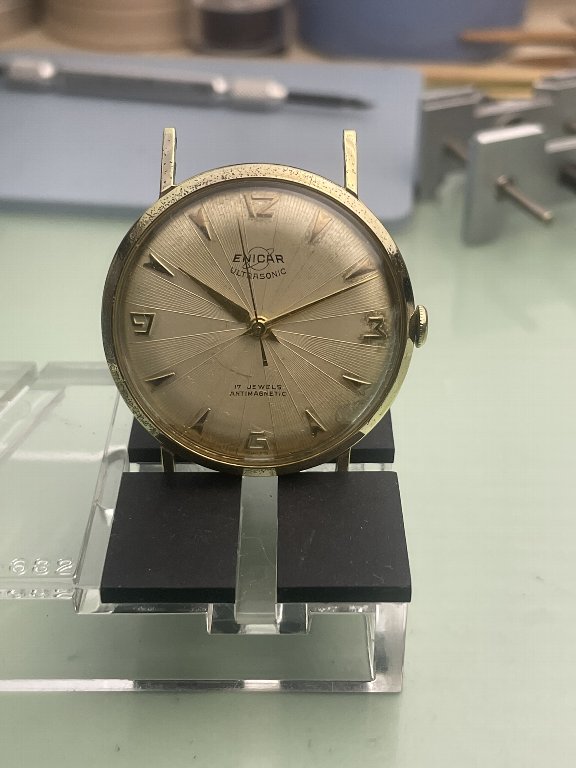□ 昭和の時計 舶来品 ENICAR ULTRASONIC 17JEWELS AR 1010 1960 □ 昭和の時計 舶来品 ENICAR ULTRASONIC 17JEWELS AR 1010 1960