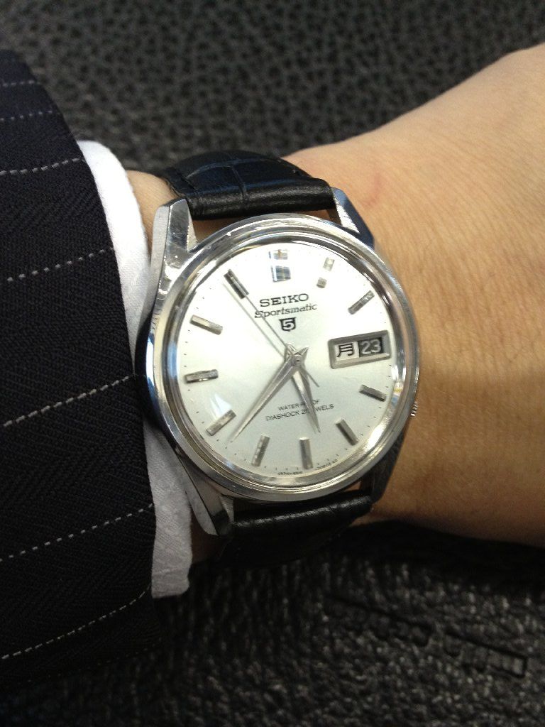 【稼働品】SEIKO SPORTS MATIC 自動巻き時計 6619-7070 Vintage Seiko Sportsmatic Men's Watch 21 Jewels Ref 6619