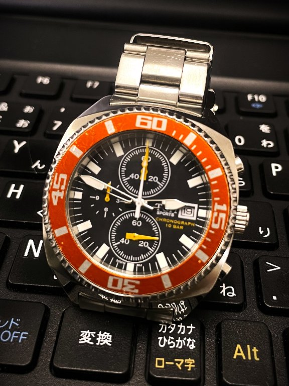 □ 修理＆改造TCH Sports 1964 Chronograph ST021M : 僕と猫と時計と
