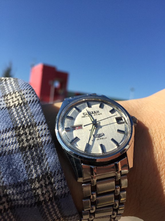 □ CITIZEN SEVEN STAR Automatic 21J （1967年 昭和42年） : 僕