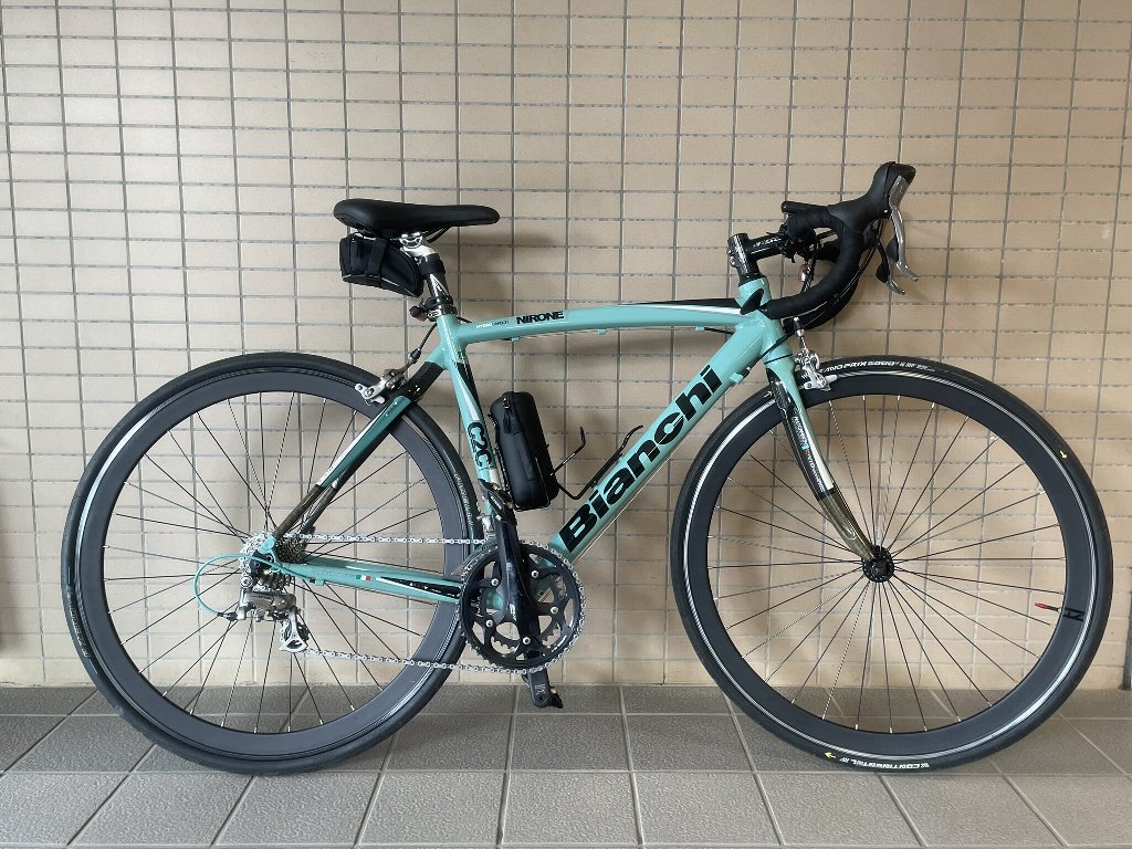 □ Bianchi via nirone 7 alu hydro carbon 105改 2009（整備備忘録