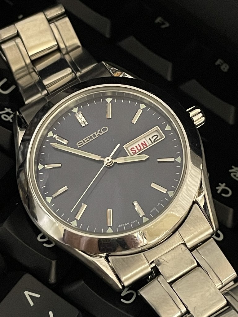 □驚愕！26年前と価格が変わらないSEIKO QZ 7N43-9098デイデイト