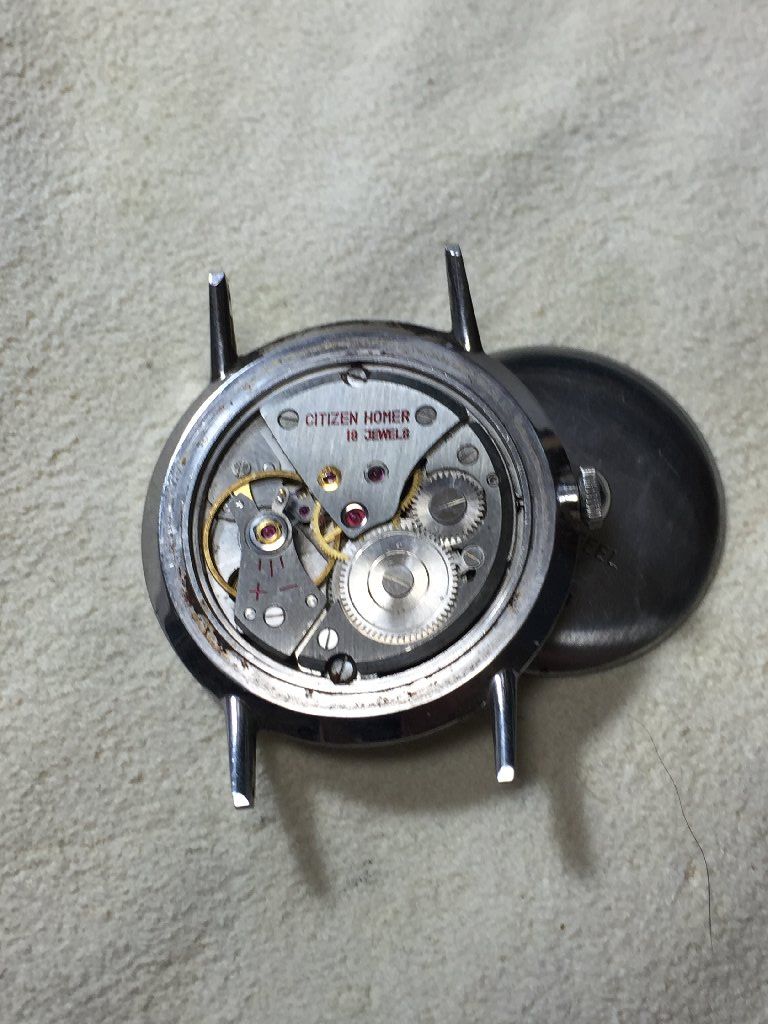 □ CITIZEN HOMER 19J PARASHOCK PHYNOX (1962年 昭和37年 □ CITIZEN HOMER 19J PARASHOCK PHYNOX (1962年 昭和37年