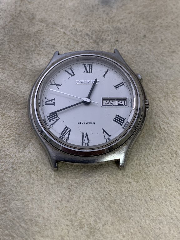 ORIENT 21J 46941 自動巻き時計 アンティーク 男性腕時計 メンズ