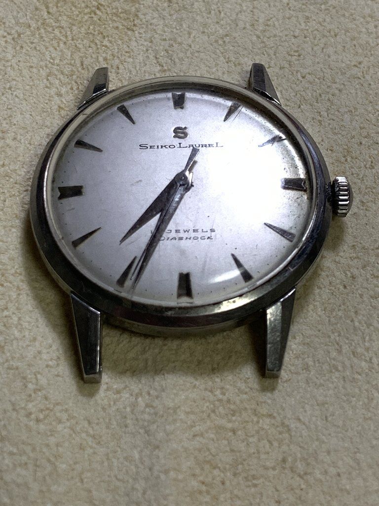 □ SEIKO Laulel Diashock 17Jewels（1958年）昭和33年 : 僕と猫