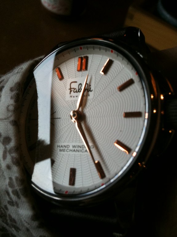 □FALCHI NEW YORK FB-097 HAND WINDING MECHANICAL ファルチ 