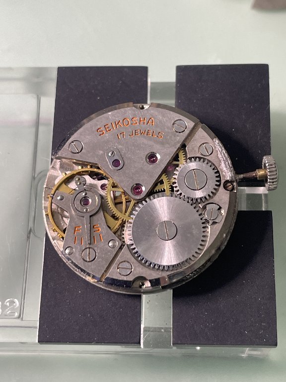 □昭和の時計 Seiko Marvel 17石 （1957年頃 昭和32年） : 僕と猫と
