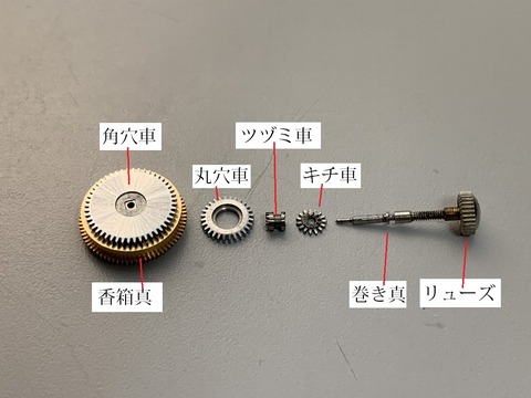 リューズからゼンマイ02