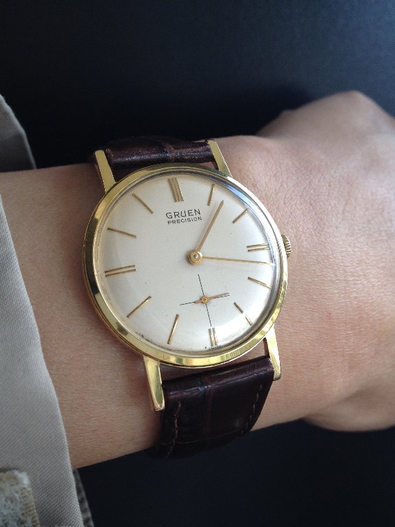 □ GRUEN PRECISION Cal:510 17jewels 1950年代 (昭和25年 □ GRUEN PRECISION Cal:510 17jewels 1950年代 (昭和25年