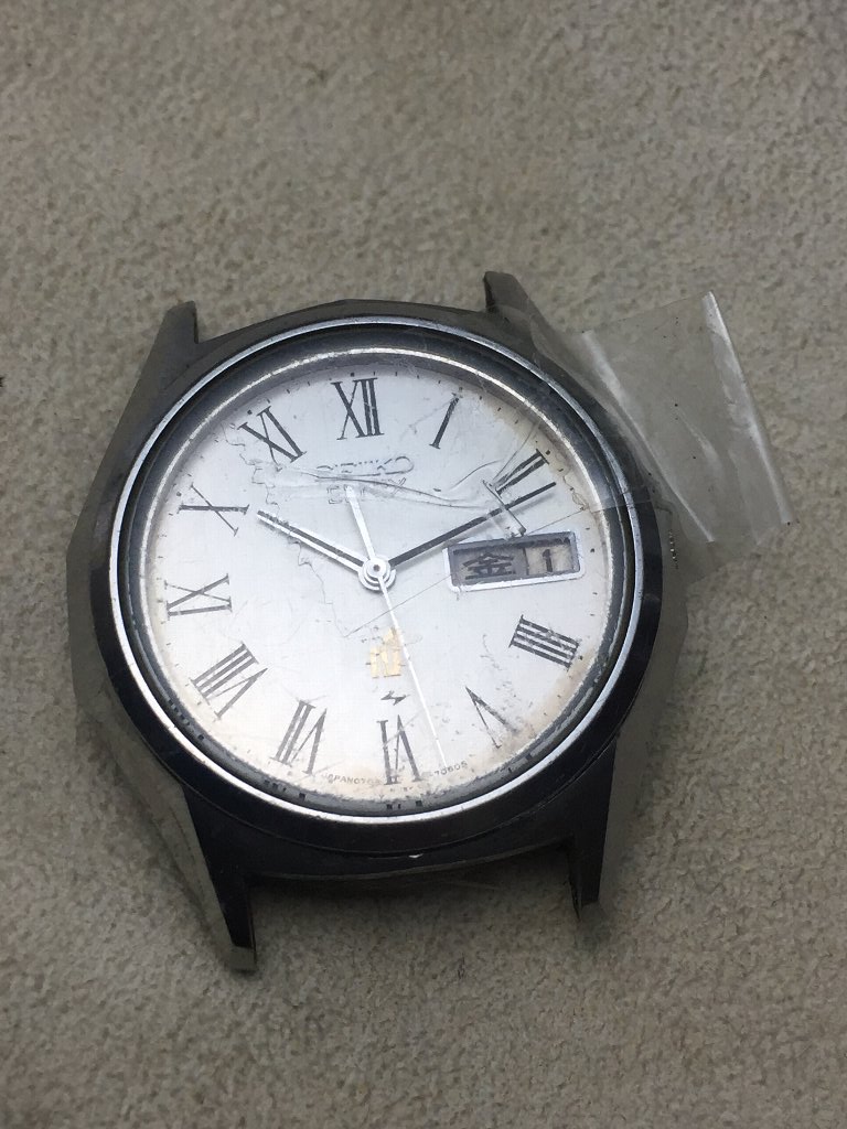 □ SEIKO ELNIX 0703-7070 電磁テンプ式 1974年製造 （昭和48年