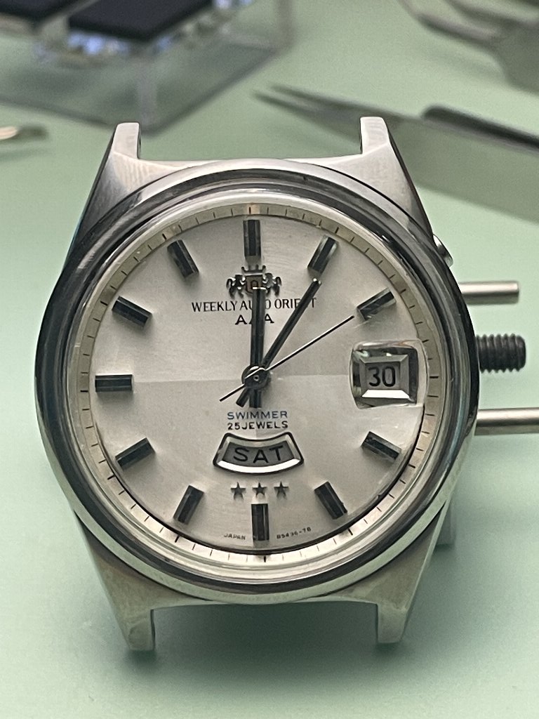 □昭和の時計 WeeklyAutoOrientAAASwimmer25Jewels 完全無欠の