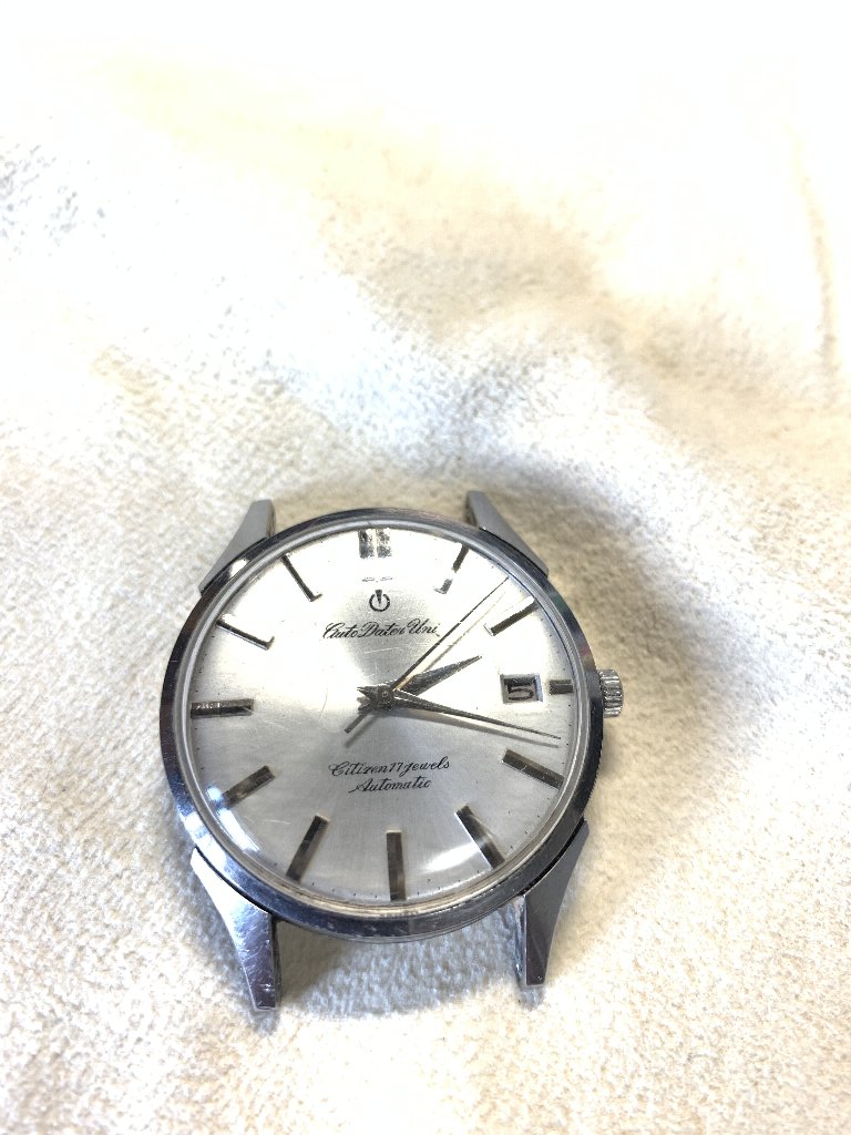 稼働　CITIZEN auto dater 17自動巻き 時計 □ CITIZEN Auto Dater Uni 17Jewels Automatic 1964年製 : 僕と